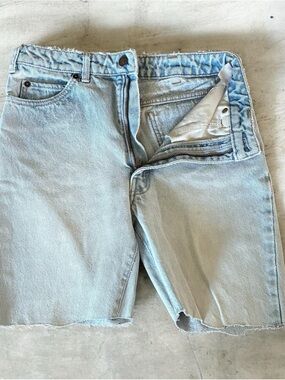 Vintage 90s Big John Extra Japanese Denim Shorts - Light Wash Bermuda Jorts